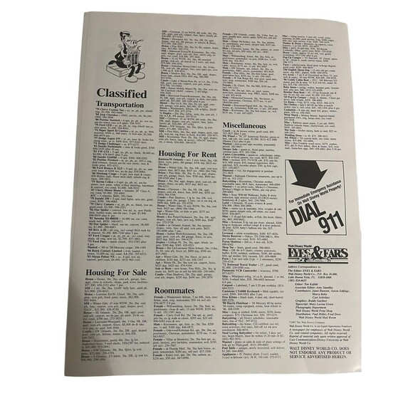 Disney Eyes & Ears 1987 Vol 17# 52/16 1988 Vol 18 #13/46 Mickey Mouse 60th Bday - Picture 12 of 16